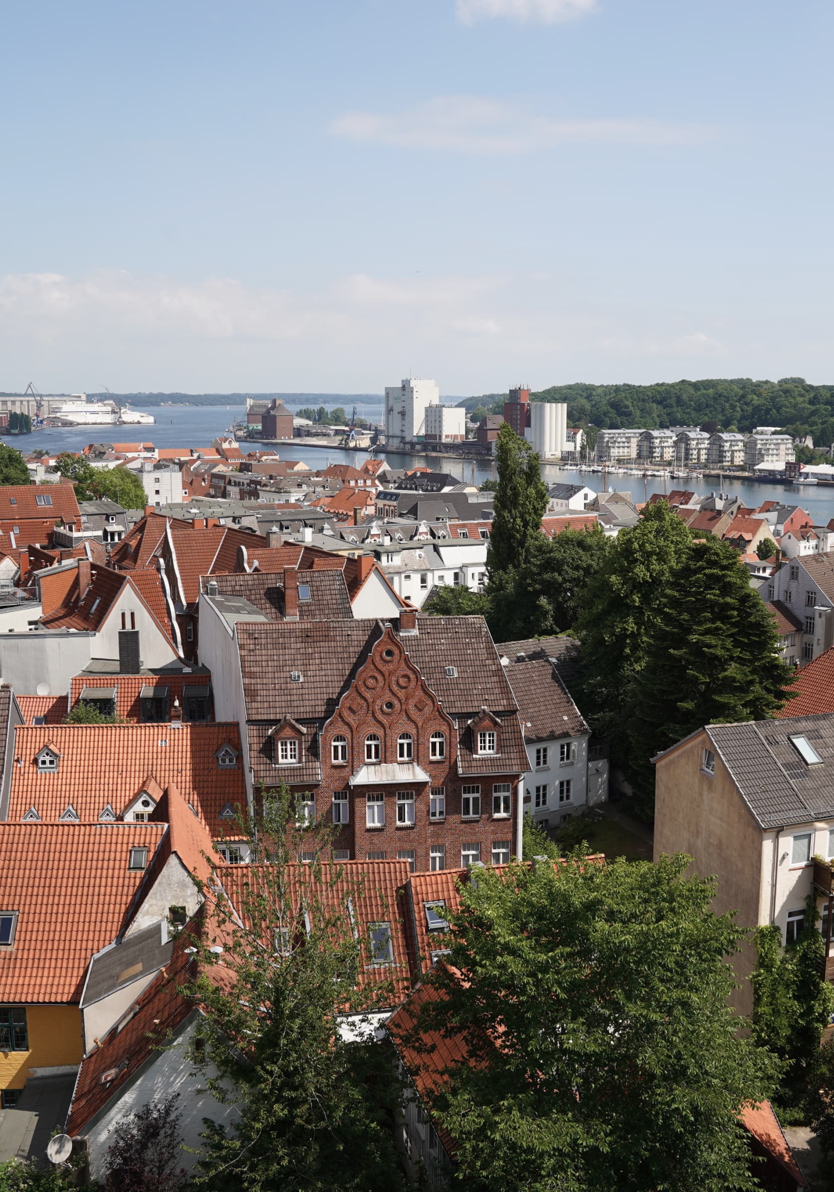 Lanscape of Flensburg city